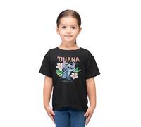 Disney T-Shirt, Nero, 8 Anni Bambine e Ragazze