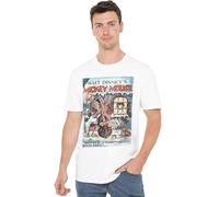 Disney T-Shirt Unisex Disney Topolino Vintage Poster Natalizio Good Deed Maglietta Unisex, t-Shirt Bianca, Bianco, M