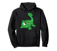 Disney Tangled Pascal Chameleon Sidekick Big Face Costume Felpa con Cappuccio
