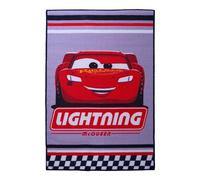 Disney Tappeto per bambini Home - Tappeto per bambini con licenza ufficiale per la camera dei bambini, la stanza dei giochi - Tappeto antiscivolo e lavabile in lavatrice Cars 80 x 120 cm