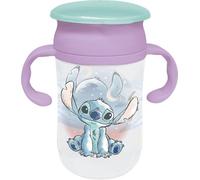 Disney Tataway Bicchiere da Viaggio 395 ml,Design Stitch, adatta per Lavoro, Sport e Viaggi