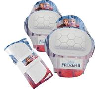 Disney Tataway Kit con gomitiere, ginocchiere e polsiere Frozen da bambina per sport su rotelle, skateboard e monopattini. Taglia XS (3-6 anni)
