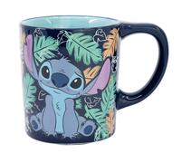 Disney, Tazza 300ml Stitch Antigoccia Dropsafe Collezione Ohana, Blu marine