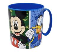 Disney Tazza Mickey Mouse Donald Duck Personaggi Mug in Plastica per Colazione Merende 390ml