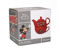 Disney Tè di Topolino per un set - Set da tè - Tazza da tè - Teiera Disney - Disney Home - Teiera di una tazza - Accessori da cucina di Topolino