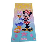 Disney Telo mare Minnie e Daisy, in poliestere, motivo floreale, 70 x 140 cm, multicolore