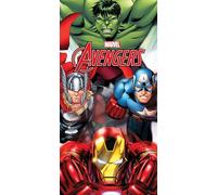 Disney Telo mare per bambini Marvel 70 x 140 cm - Microfibra ad asciugatura rapida - Diversi disegni ufficiali Mickey, Minnie, Stitch, Frozen, Avengers e Spider-Man (Avengers 14185)