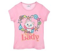 Disney The Aristocats Bambina T Shirt Maniche Corte (Rosa,3 Anni)