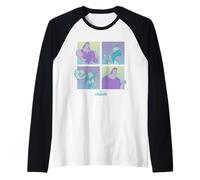 Disney The Emperors New Groove Character Grid Maglia con Maniche Raglan