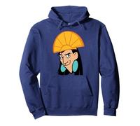 Disney The Emperor's New Groove Kuzco Big Face Felpa con Cappuccio