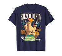 Disney The Emperor's New Groove Kuzcotopia Poster Maglietta, Uomo, Navy, 5XL