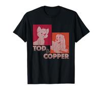 Disney The Fox and the Hound Tod & Copper Retro Maglietta