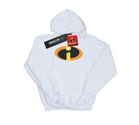 Disney The Incredibles Felpa con Cappuccio Logo Ragazze (BI11479)