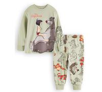 Disney The Jungle Book Blu Mowgli Baloo Pigiama a maniche lunghe a gamba lunga R