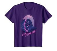 Disney The Lion King 30th Anniversary Lead with Pride Mufasa Maglietta, Bambini, Viola, 2 anni