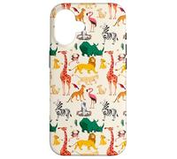 Disney The Lion King Animals of the Pride Lands Pattern Custodia per iPhone 16