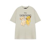Disney The Lion King Beige Simba & Nala T-shirt a maniche corte Donne