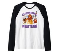 Disney The Lion King Celebrating Another Wild Year Birthday Maglia con Maniche Raglan