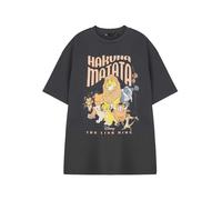 Disney The Lion King Grigio Hakuna Matata T-shirt a maniche corte Donne
