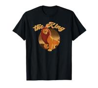 Disney The Lion King Mufasa The King Distressed Portrait Maglietta
