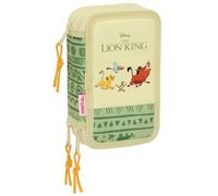 Disney The Lion King Mufasa triple pencil case 37pcs Safta