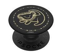 Disney The Lion King Rafiki's Simba Drawing In Gold PopSockets Supporto e Impugn