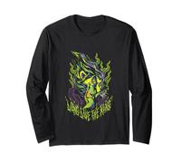 Disney The Lion King Scar Long Live The King Green Fire Maglia a Manica
