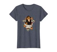 Disney The Lion King Scar With Hyenas Surrounded By Idiots Maglietta, Donna, Pervinca, XS