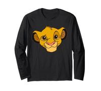 Disney The Lion King Simba Cub Big Face Costume Matching Maglia a Manica