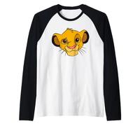 Disney The Lion King Simba Cub Big Face Costume Matching Maglia con Maniche Raglan