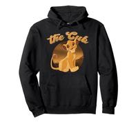 Disney The Lion King Simba The Cub Distressed Portrait Felpa con Cappuccio