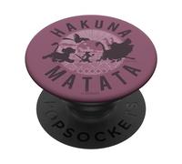 Disney The Lion King Simba Timon Pumbaa Hakuna Matata Purple PopSockets PopGrip Intercambiabile