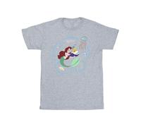 Disney The Little Mermaid Reading A Book Maglietta Ragazze (BI23754)