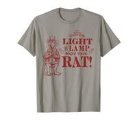 Disney The Muppet Christmas Carol Light the Lamp Not the Rat Maglietta