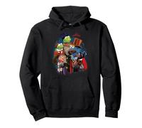 Disney The Muppet Christmas Carol Muppets Group Portrait Felpa con Cappuccio