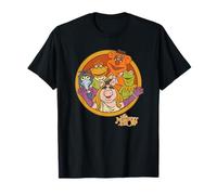 Disney The Muppet Show 50th Anniversary Retro Muppets & Logo Maglietta