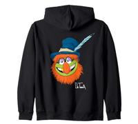 Disney The Muppets Dr. Teeth Electric Mayhem Band Big Face Felpa con Cappuccio