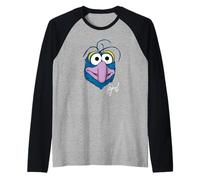 Disney The Muppets Gonzo the Great Big Face Maglia con Maniche Raglan