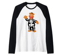 Disney The Muppets Halloween Fozzie Bear Skeleton Costume Maglia con Maniche Raglan