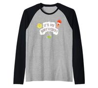 Disney The Muppets "It's My Birthday!" Bunsen and Beaker Maglia con Maniche Raglan