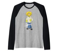 Disney The Muppets Lips Electric Mayhem Band Big Pose Maglia con Maniche Raglan