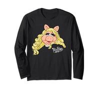 Disney The Muppets Miss Piggy Big Face Maglia a Manica