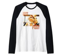 Disney The Muppets Miss Piggy Diva Icon Star of The Show Maglia con Maniche Raglan