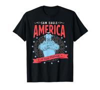 Disney The Muppets Sam Eagle America A True Patriot USA Maglietta
