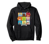 Disney The Muppets Stars of the Muppet Show Character Grid Felpa con Cappuccio