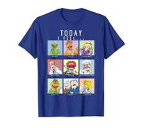 Disney The Muppets Today I Fell Box Up Maglietta, Uomo, Blu Reale, S