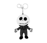 Disney The Nightmare Before Christmas Black and White Plush Keychain