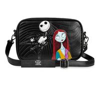 Disney The Nightmare Before Christmas Borsa Tracolla Bambina Adolescenti, Moda Borsette Tracolla Jack, Regali per Lei (Nero TNBC)