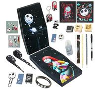 Disney The Nightmare Before Christmas Calendario Avvento 2025 Cancelleria e Accessori Countdown Natale Calendari Avvento Cartoleria Penna Portachiavi (Nero)