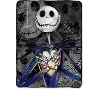 Disney L'incubo Prima di Natale, Dark Coperta in Micro Raschel, 116,8 x 152,4 cm, Poliestere, Creep Scuro, King